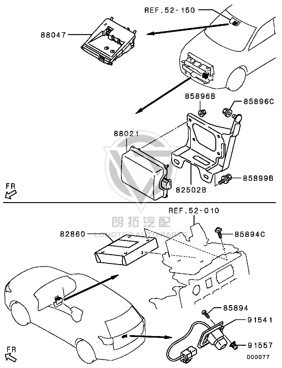 Rear Camera 8781A-193 8781A193 for Mitsubishi GF7W