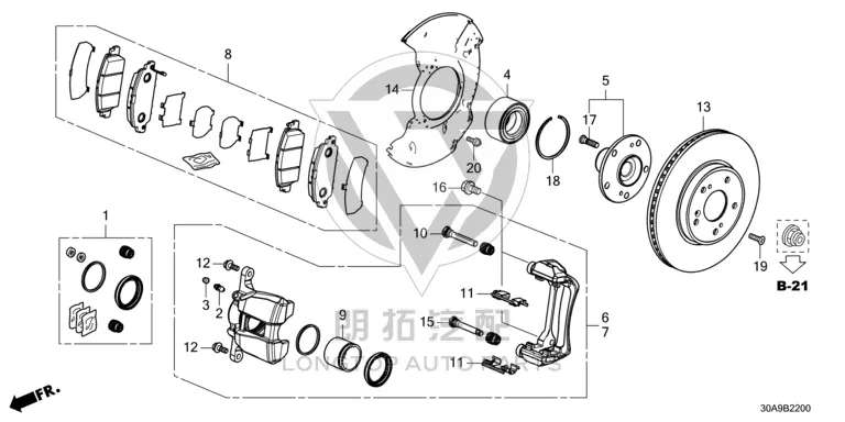 Rear Wheel Bolt 90113-SD490 90113SD490 for Honda