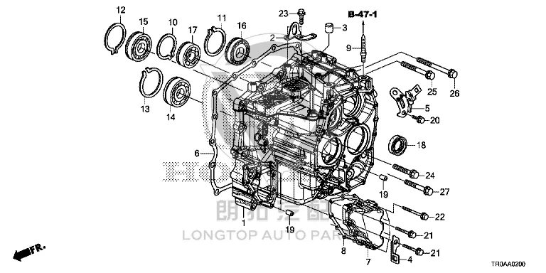 Front Half-Shaft Oil Seal 91205-PL3-A01 91205PL3A01 for Honda