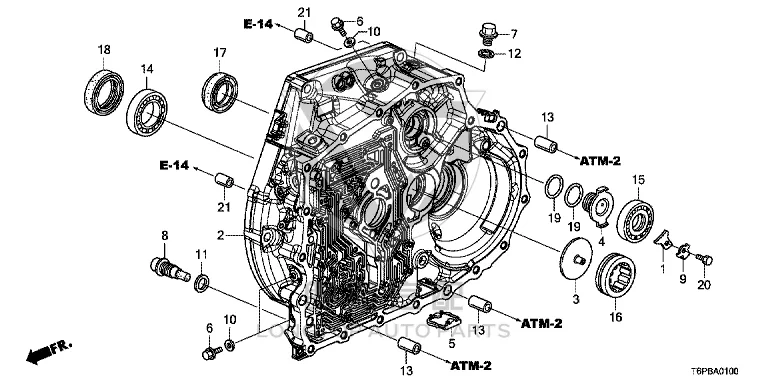 Front Half Shaft Oil Seal 91206-RA2003 91206RA2003 for Honda