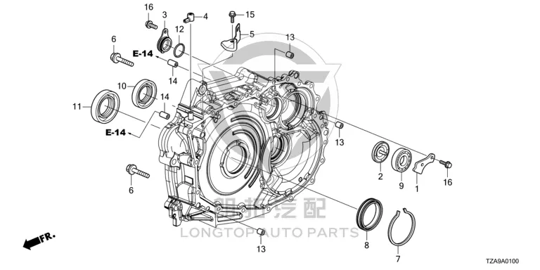Transmission Oil Seal (Front) 91207-52F00 9120752F003 for Honda