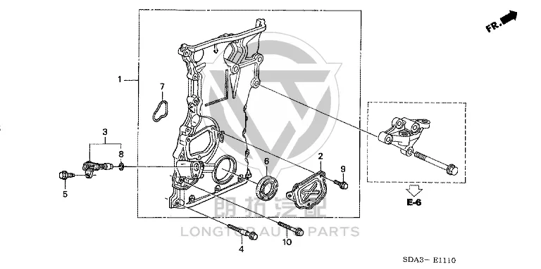 Engine Timing Cover Gasket 91302-PNA00 91302PNA00 for Honda
