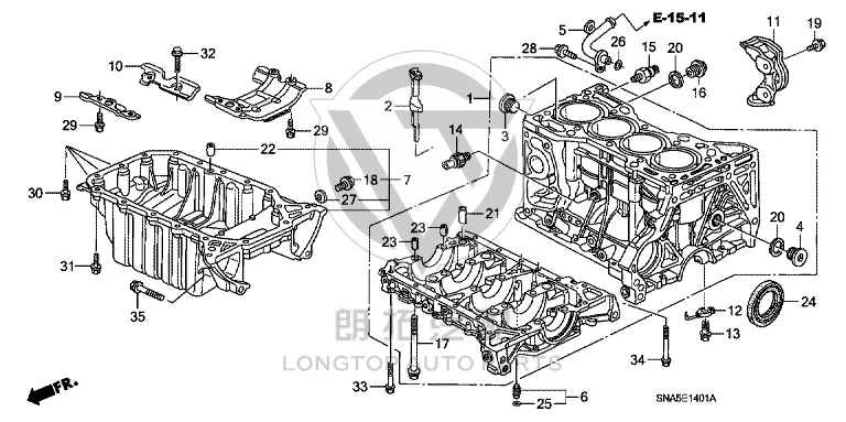 Crankshaft Rear Oil Seal 91214-PWAY0 91214PWAY01 for Honda