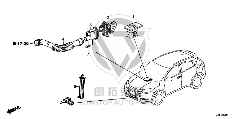 Card holder 91555-T7AJ0 91555T7AJ0 for Honda