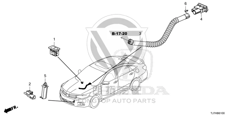 Card holder 91555-TC4H01 91555TC4H01 for Honda