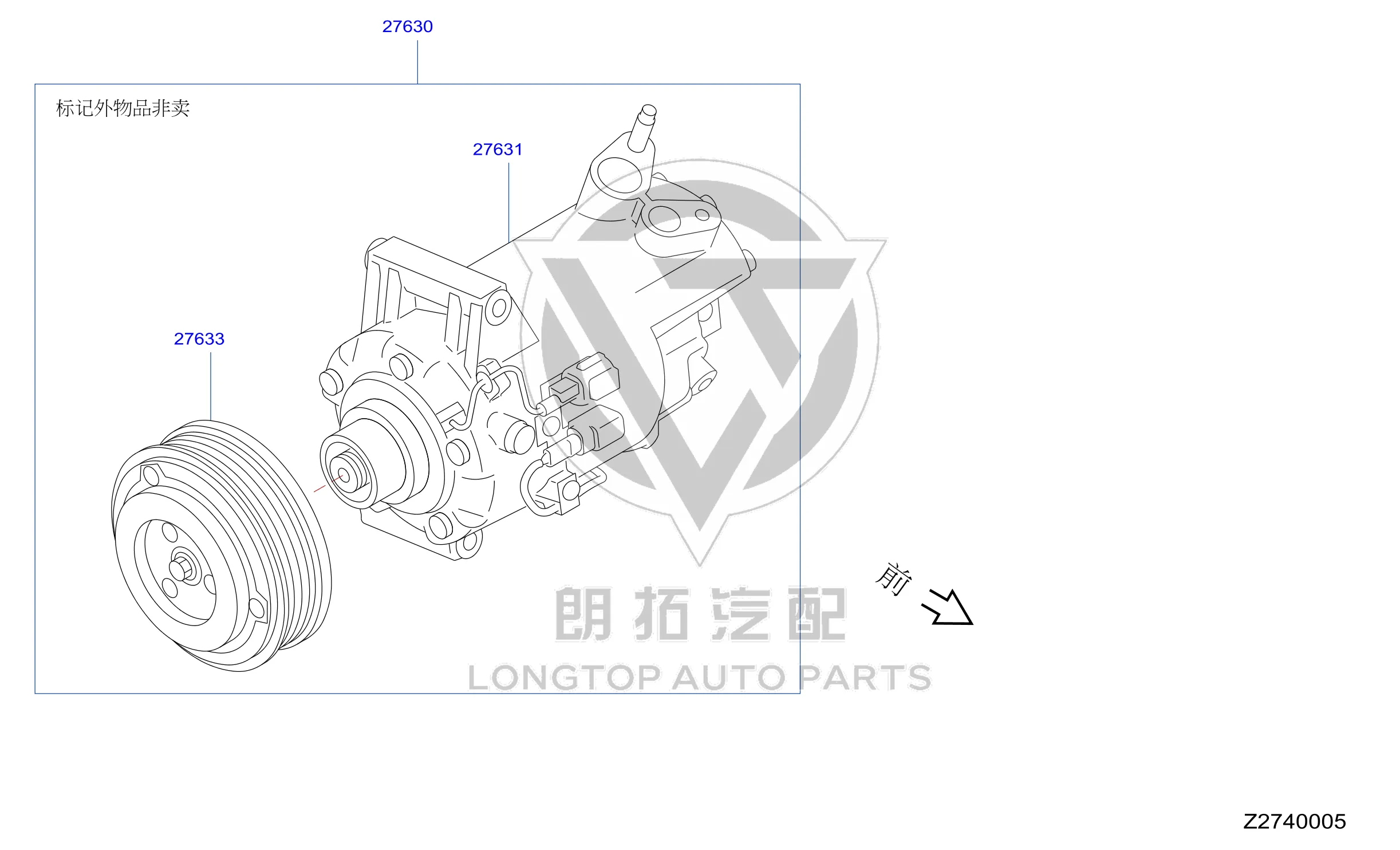 Air Conditioning Pump 92600-ET02A 92600ET02A for Nissan