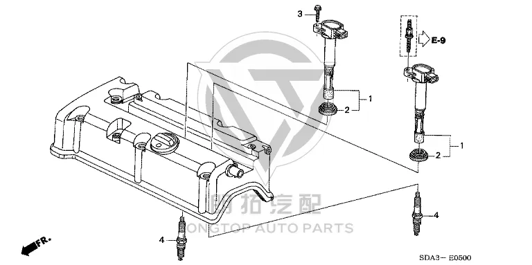Spark plug 9807B-56A7W 9807B56A7W for Honda