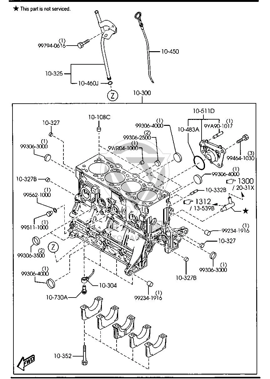 Washer 99562-1000 995621000 for Ford Ixion