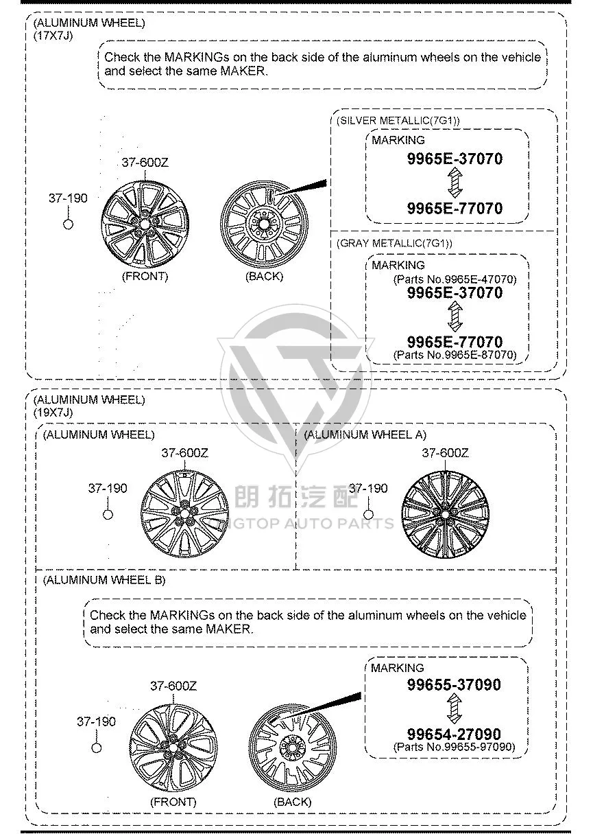 Steel Rim 9965E-77070 9965E77070 for Mazda CX-5