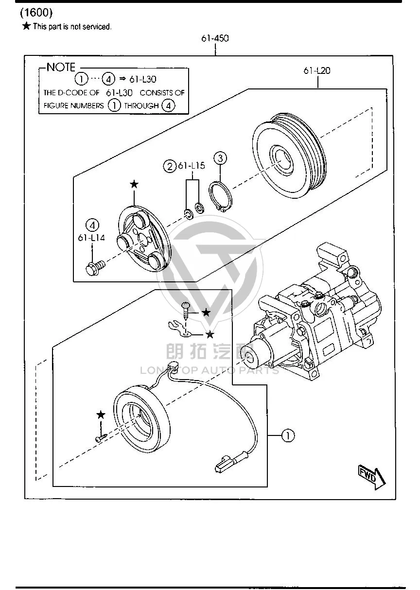 Air Conditioning Pump BBP26-1450A BBP261450A for Mazda MAZDA3