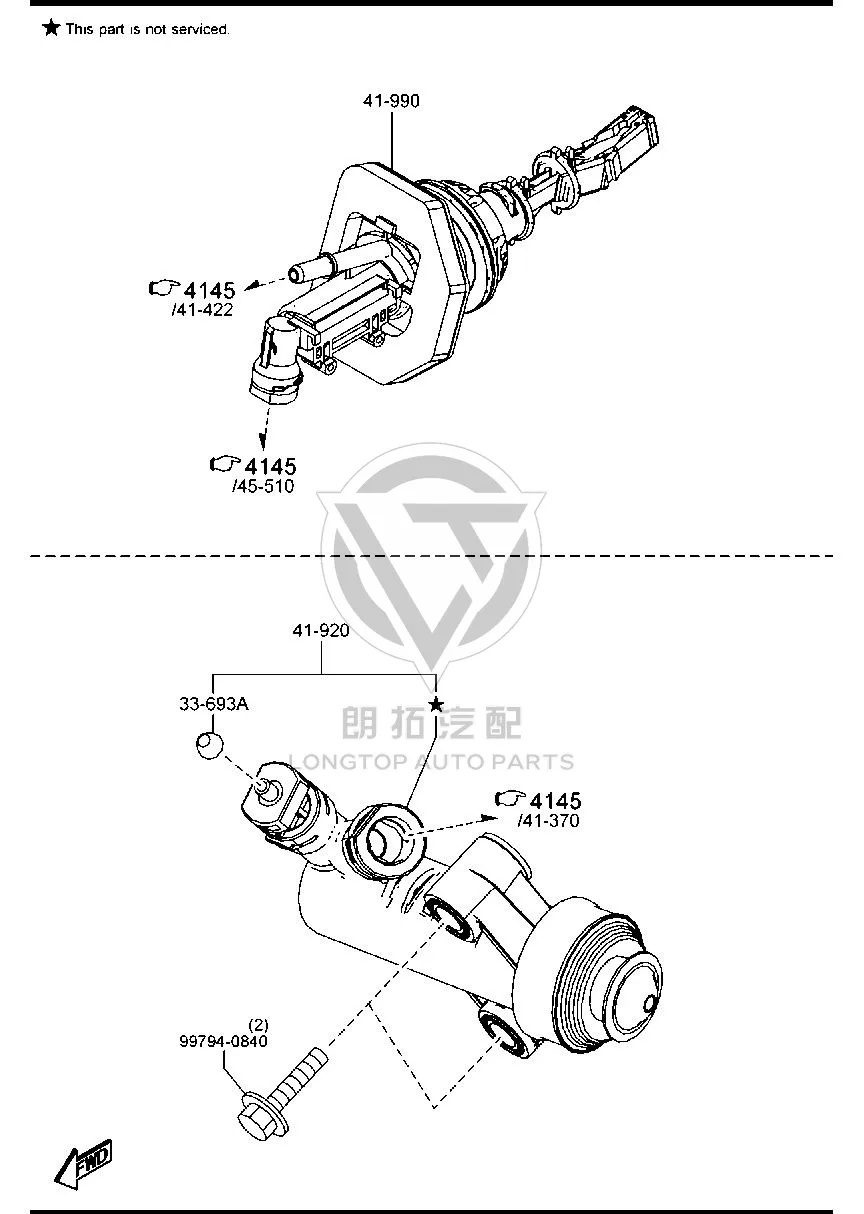 Clutch Master Cylinder KD434-1400B KD4341400B for Mazda MAZDA6
