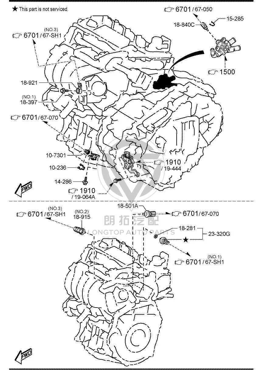 Oil Level Sensor CWJ11-0470 CWJ110470 for Mazda CX-50