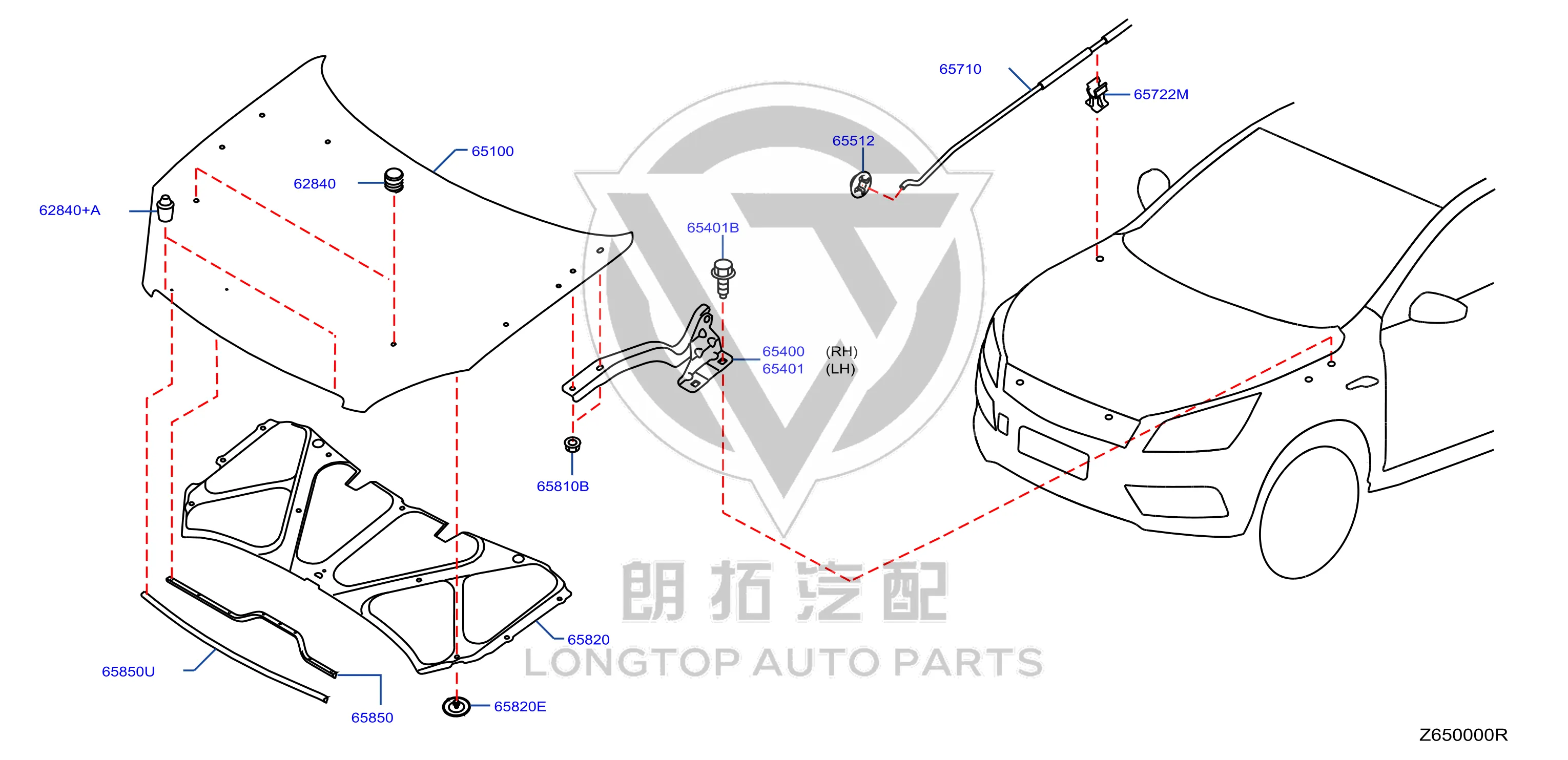 Front Hood F5100-2GJMA F51002GJMA for Venucia