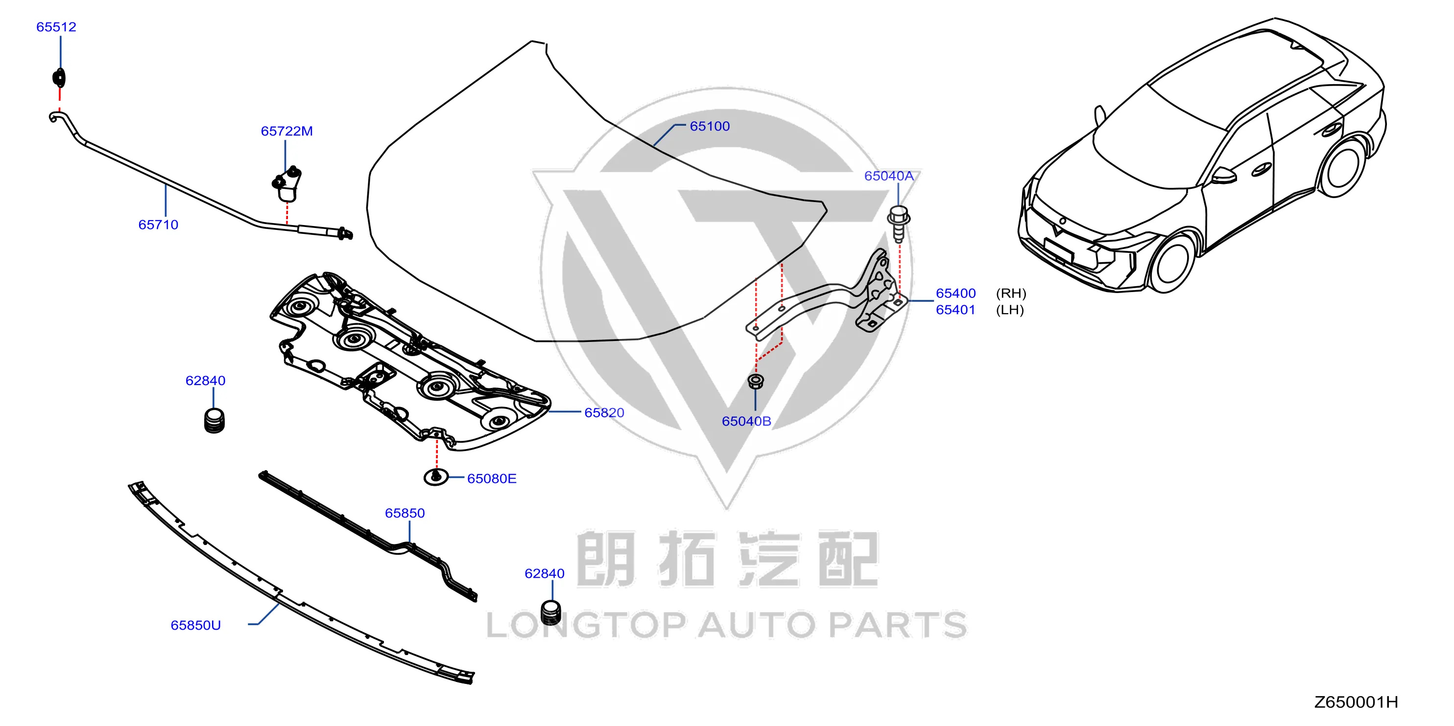 Front Hood F5100-2GUMA F51002GUMA for Venucia