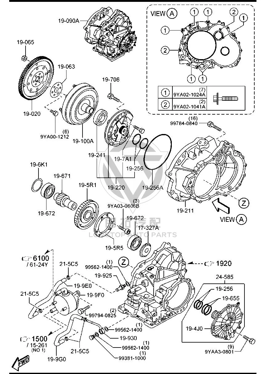 Transmission Oil Seal (Front) FN111-92411 FN11192411 for Ford Ixion