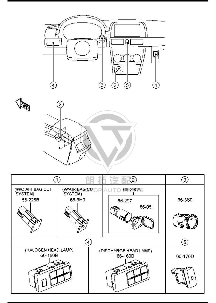 Ignition Switch GKL16-63S0A GKL1663S0A for Mazda MAZDA6