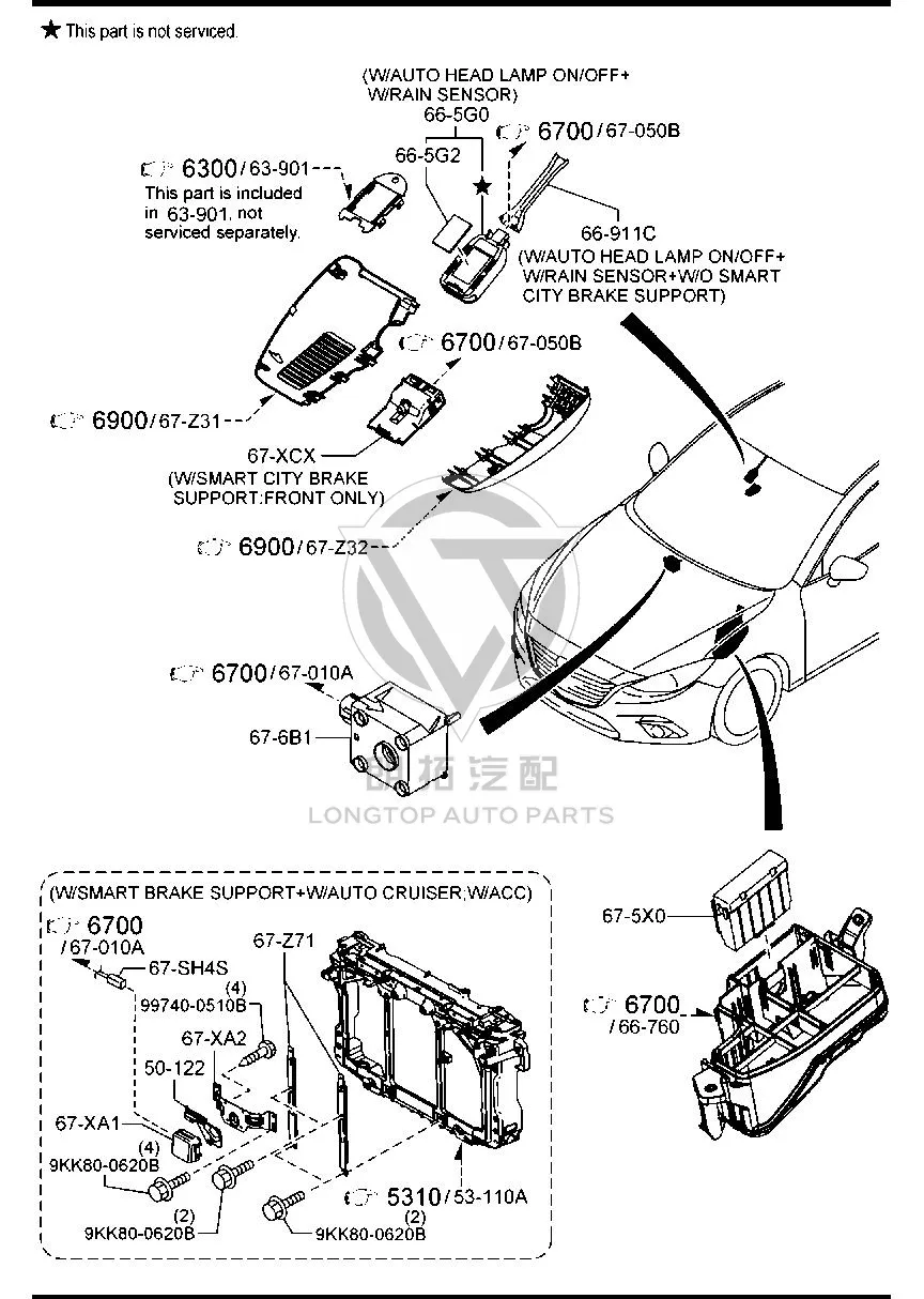 Body Control Module KD456-75X0D KD45675X0D for Mazda MAZDA3 AXELA