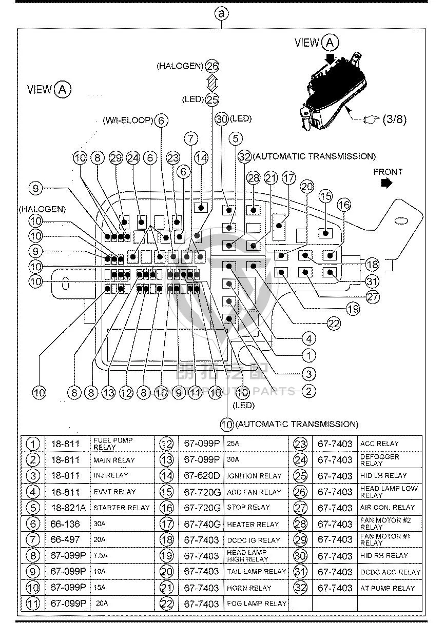 Relay KD5J6-7730 KD5J67730 for Mazda CX-5