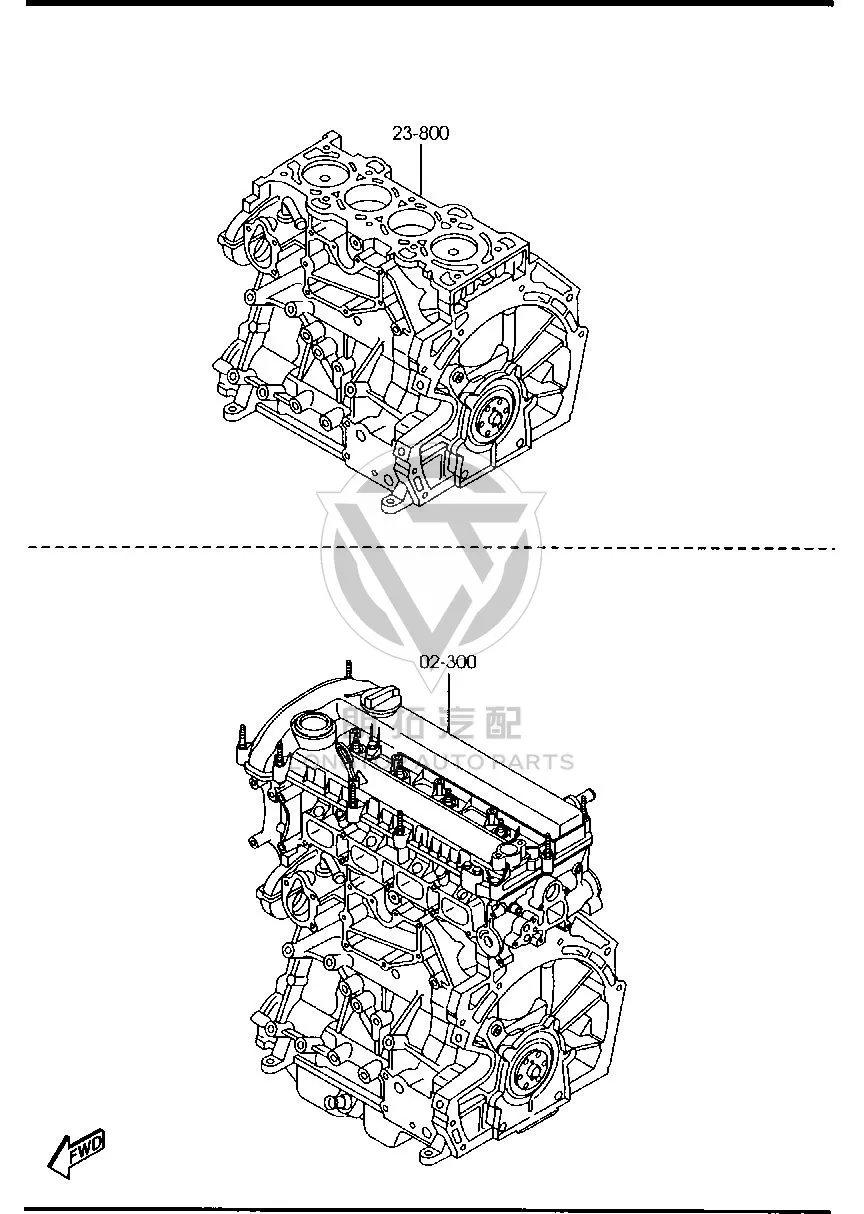 Engine Assembly L3V70-2300E L3V702300E for Mazda MAZDA8