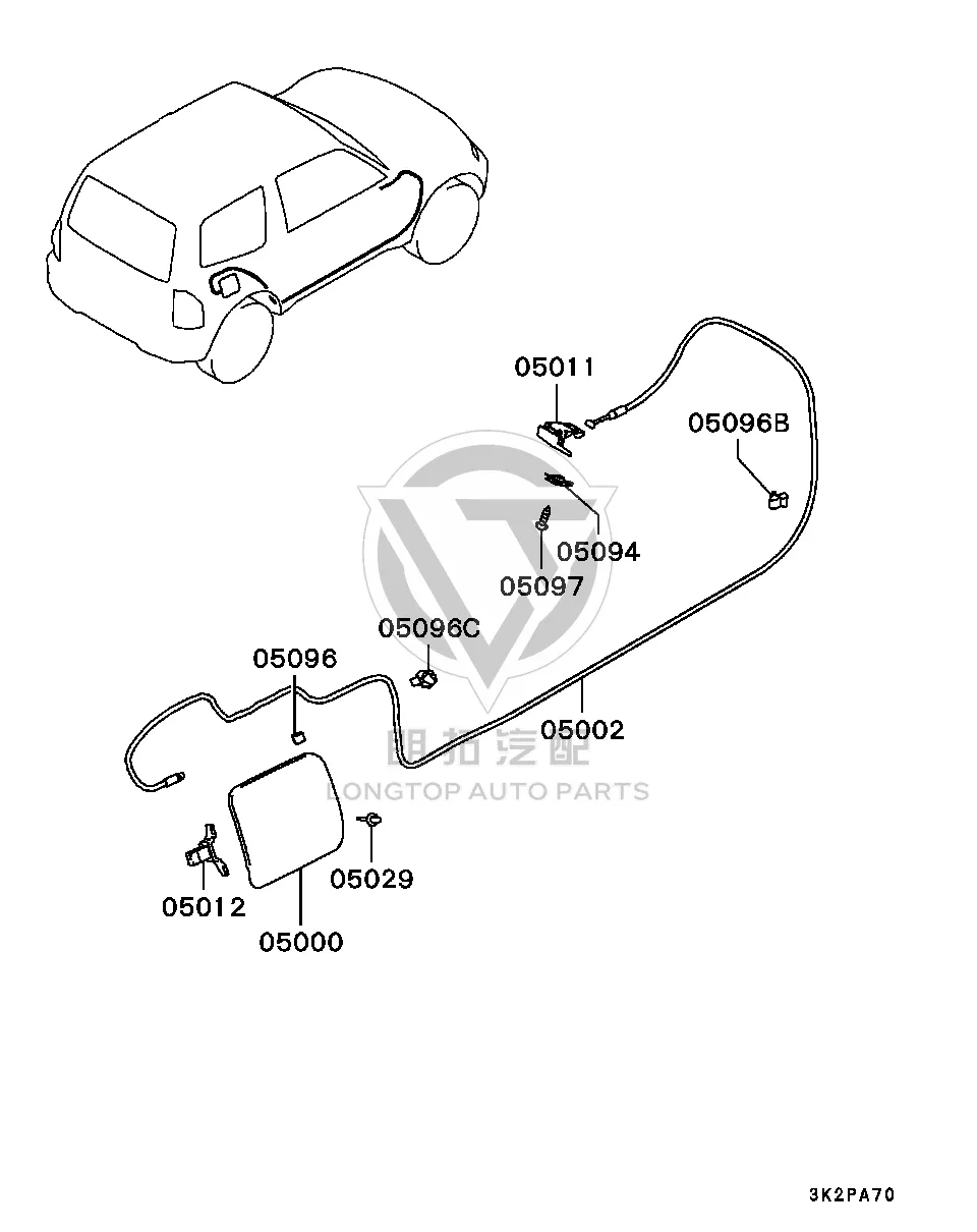 Rivet MR328-796 MR328796 for Mitsubishi V87W