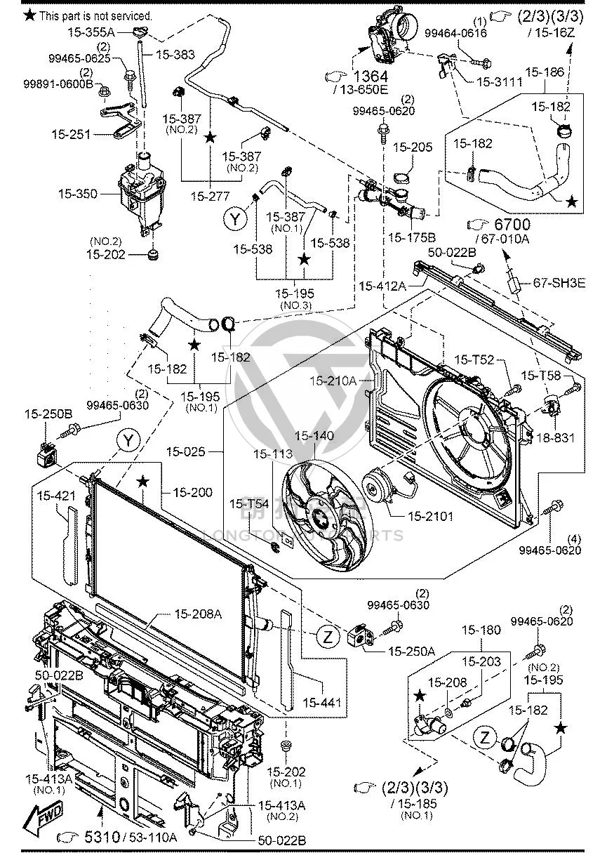 Radiator Fan Motor PAF11-51500 PAF1151500 for Mazda MAZDA3