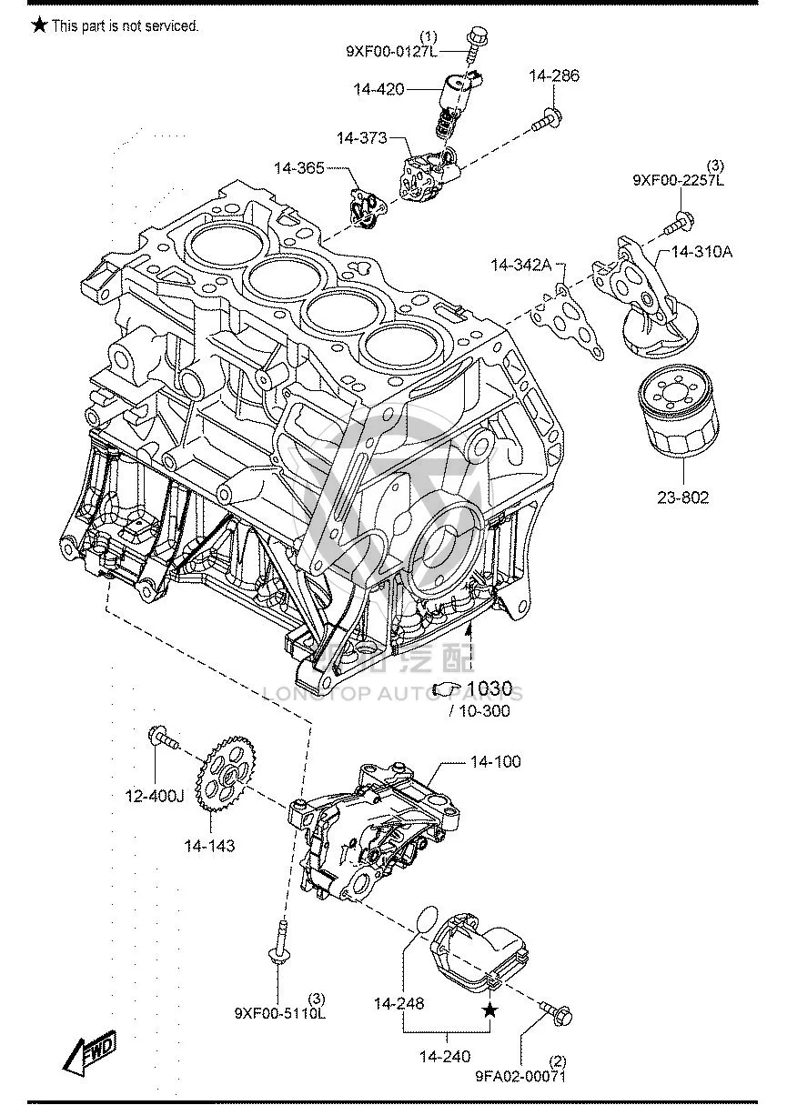 Oil Filter PE011-4302B PE0114302B for Mazda MAZDA6