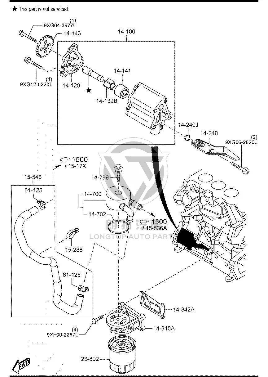 Oil Filter SHY11-4302 SHY114302 for Mazda MAZDA6