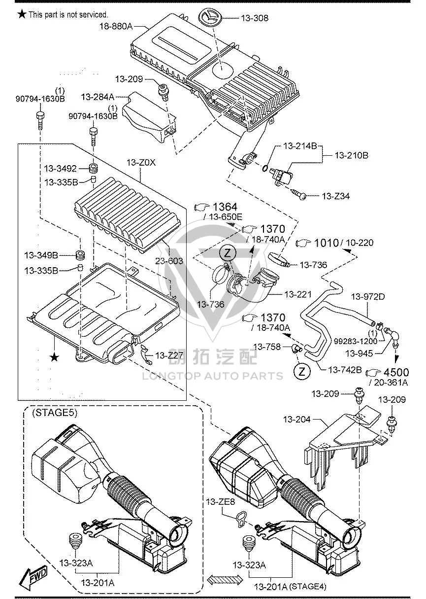 Engine Control Unit Z6E11-8780 Z6E118780 for Mazda MAZDA3