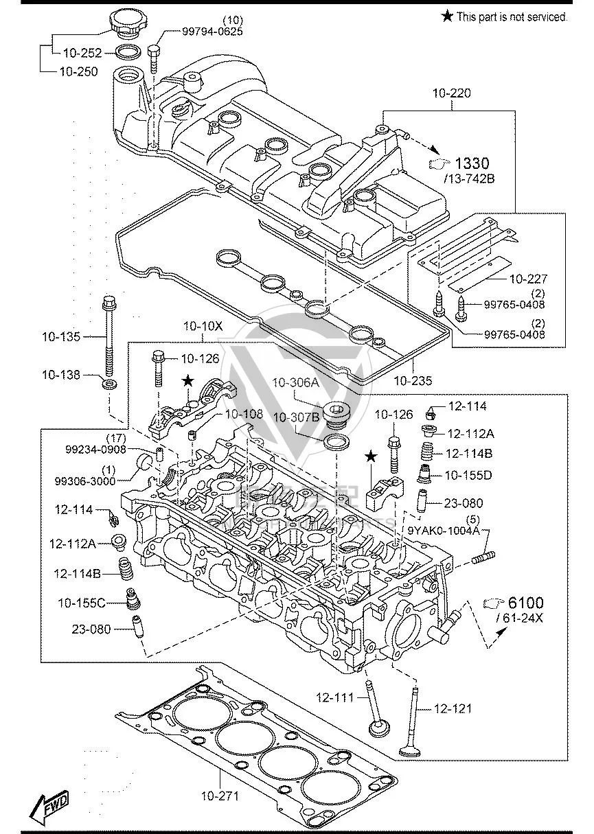 Sealing Ring ZJ201-0235 ZJ2010235 for Ford Fiesta